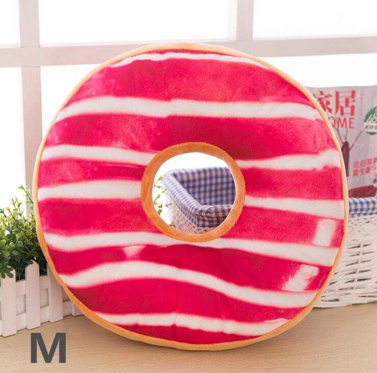 3D Donut Plush Cushion