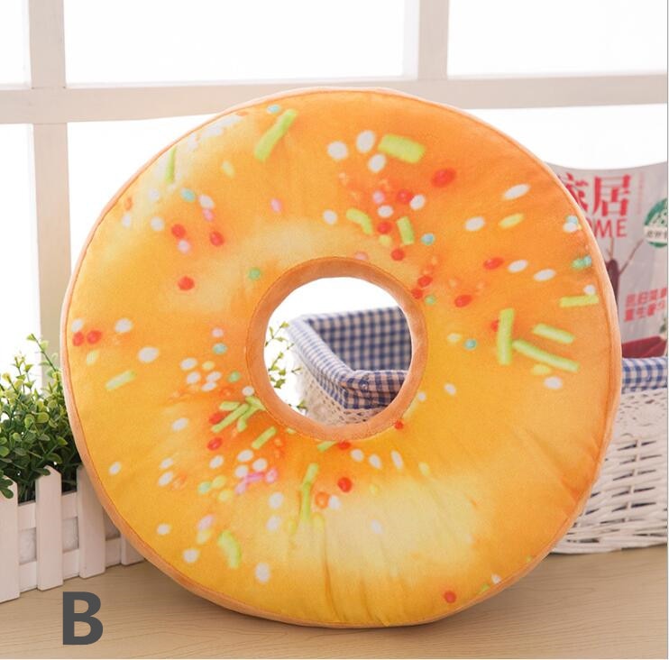 3D Donut Plush Cushion