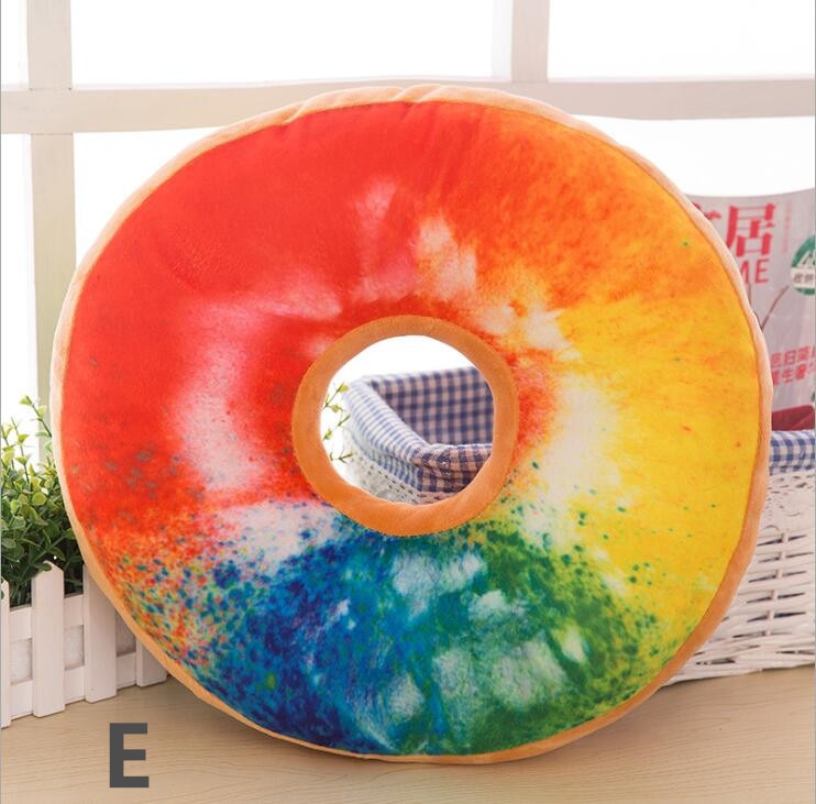 3D Donut Plush Cushion