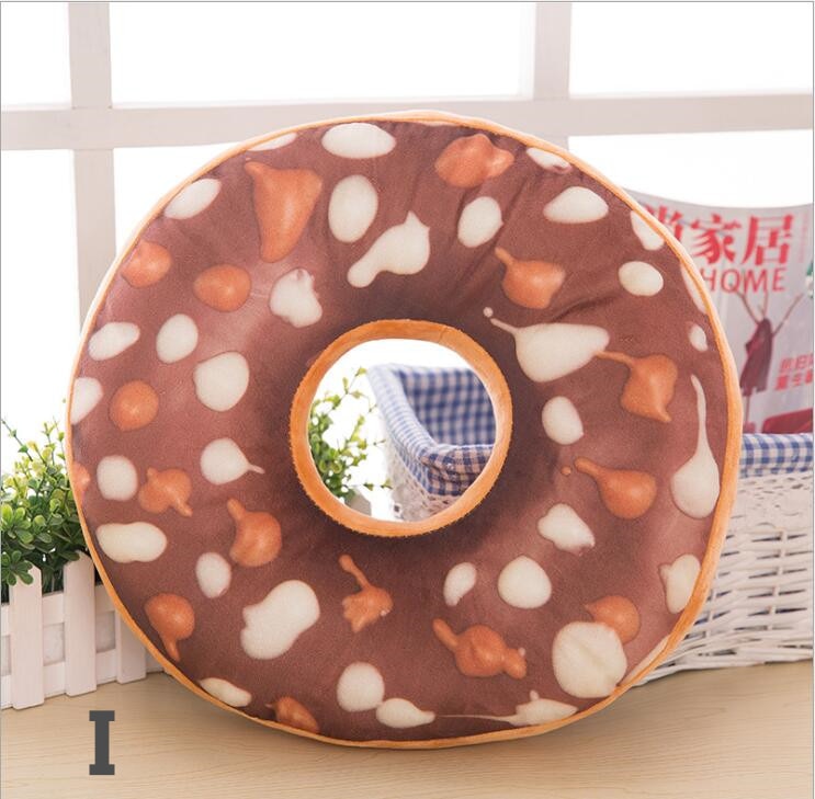 3D Donut Plush Cushion