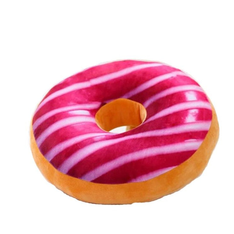 3D Donut Plush Cushion