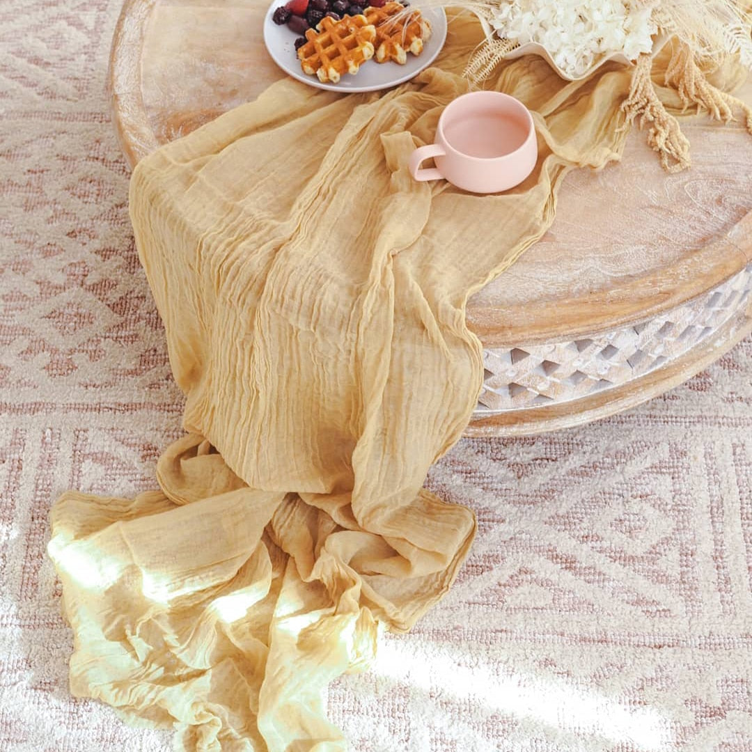 Semi-Sheer Table Runner