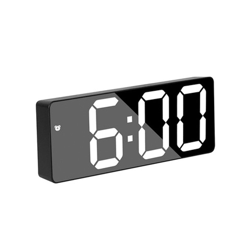 LED Mirror Digital Alarm Clock