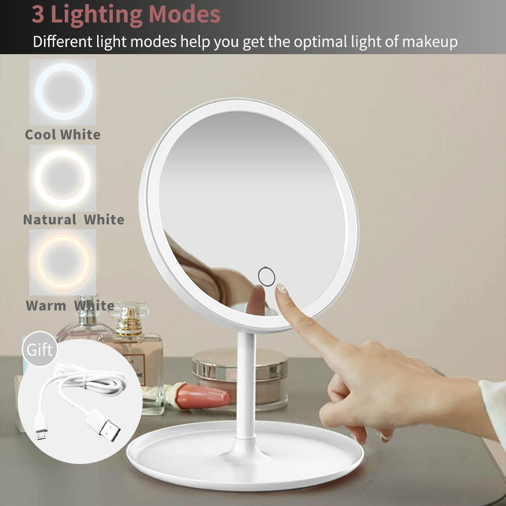 Rechargeable LED Makeup Vanity Mirror