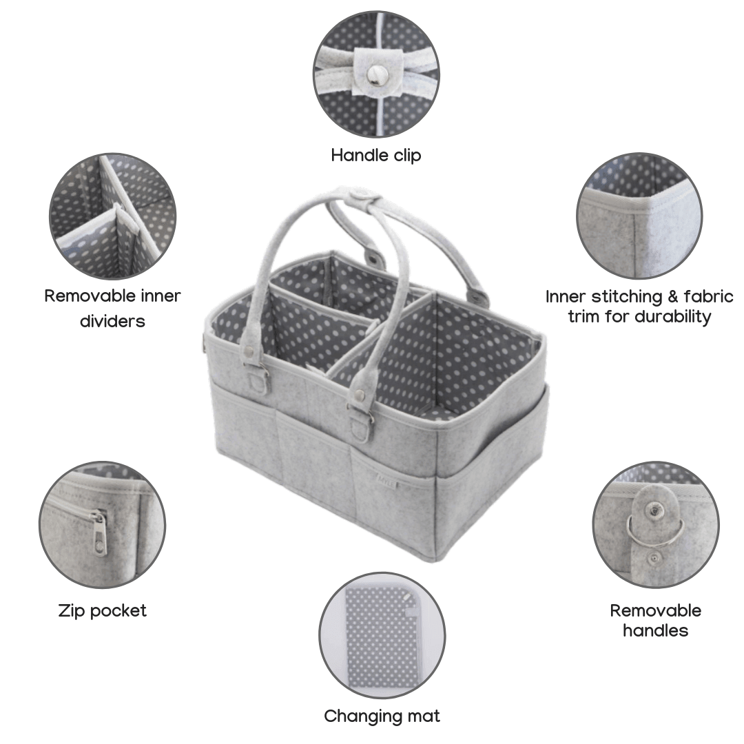 Nursery Organiser - Nappy Caddy_