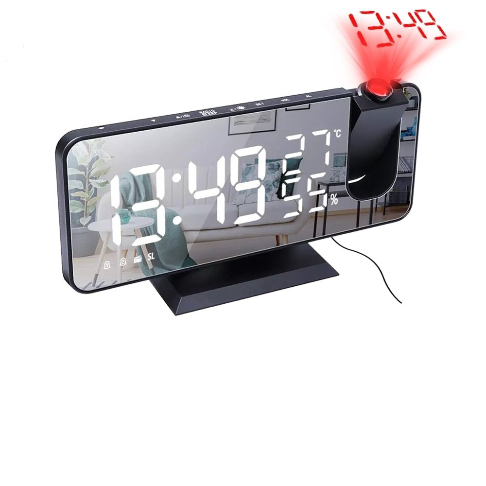 LED Projection Alarm Clock