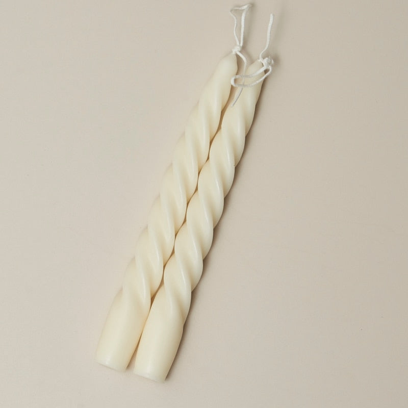 Spiral Scented Taper Candles (2pc)