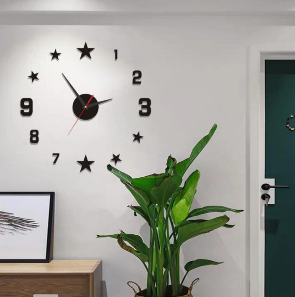 Stars DIY Wall Clock