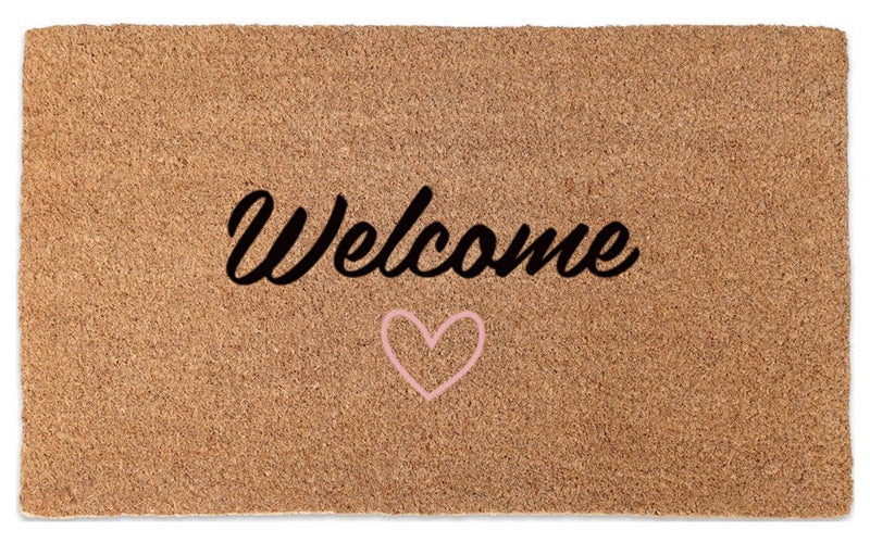 Welcome with Love Doormat Embossed