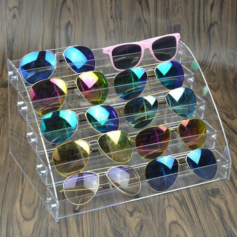 Clear Sunglasses Display Stand