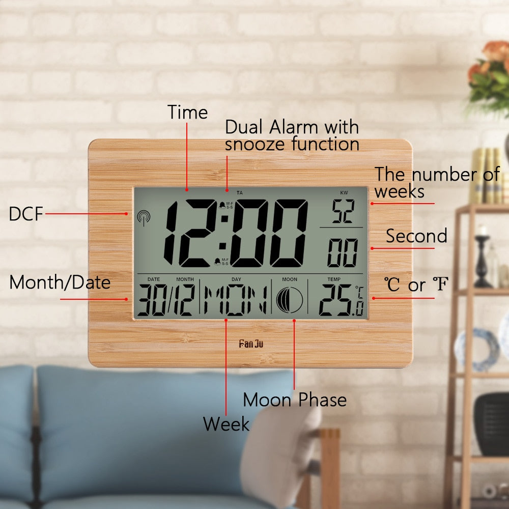 Wooden Alarm Clock