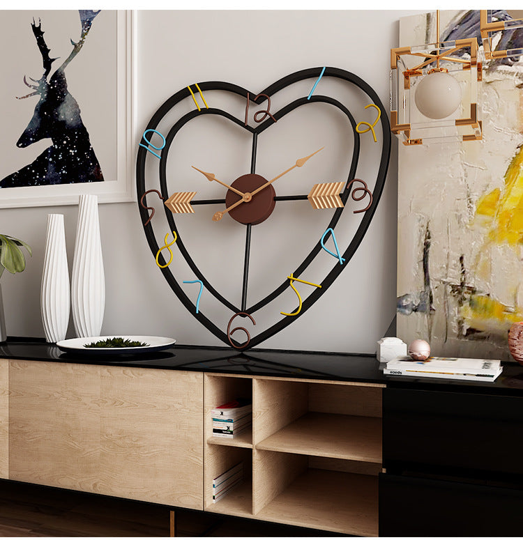 Wired Heart Wall Clock