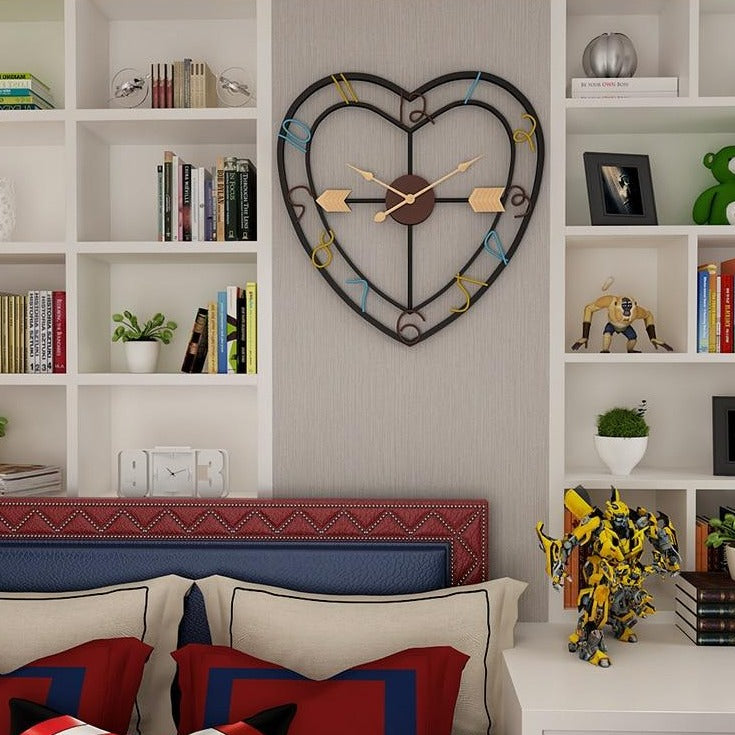 Wired Heart Wall Clock