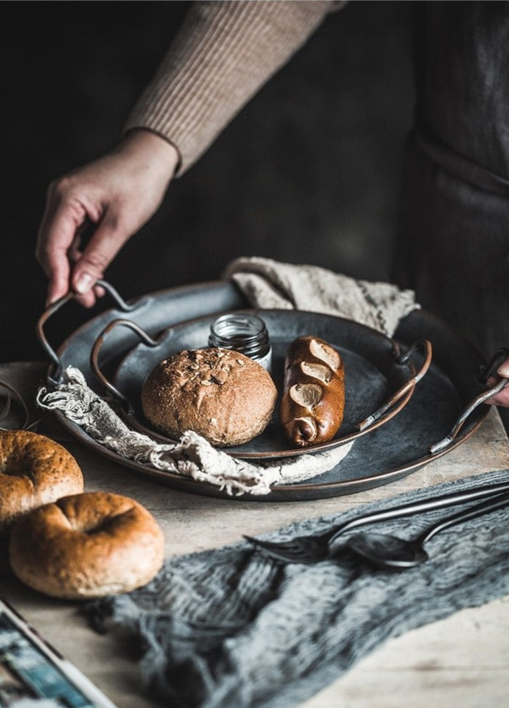 Rustic Iron Tray