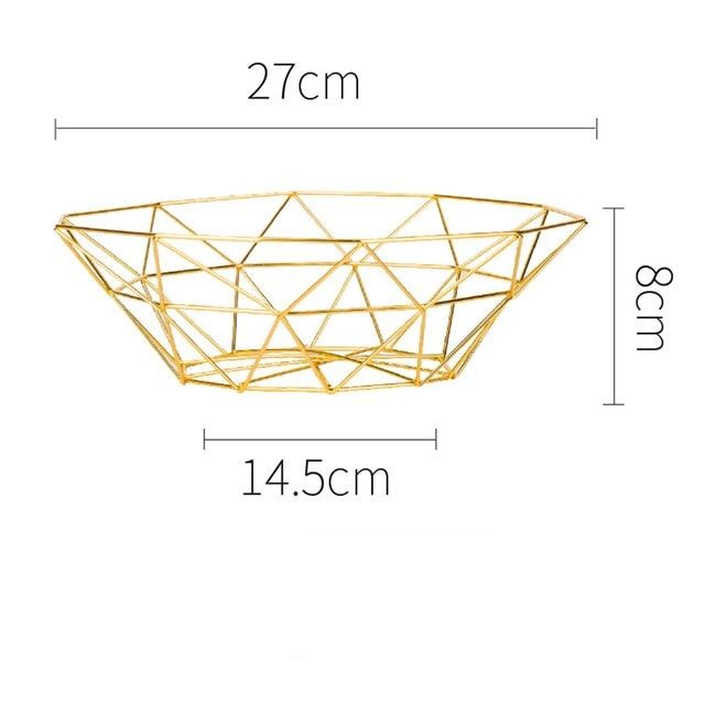 Geometric Serving Basket