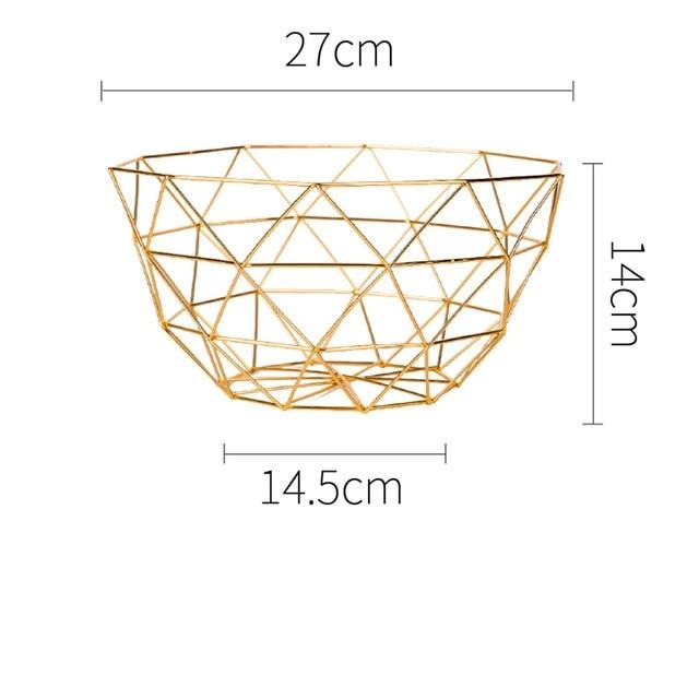 Geometric Serving Basket