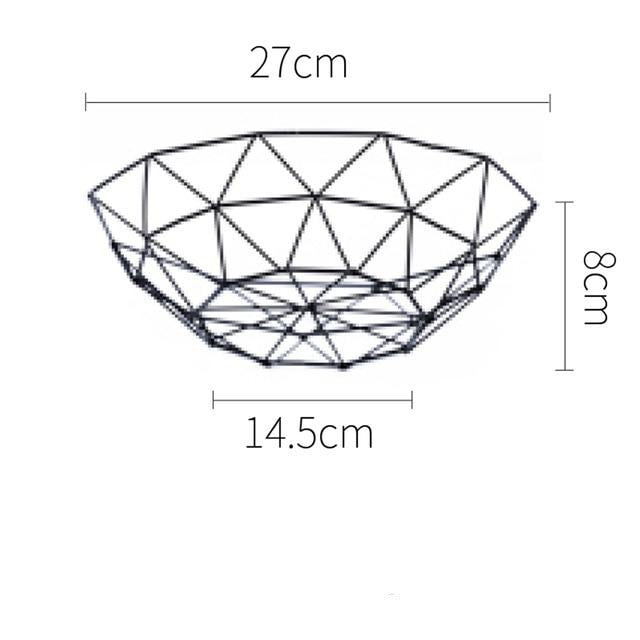 Geometric Serving Basket