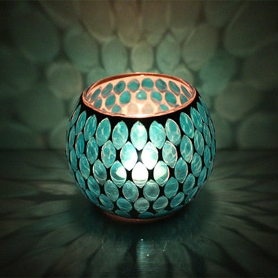 Mosaic Tea Light Holder