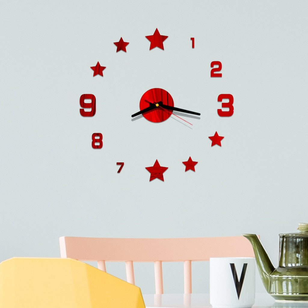 Stars DIY Wall Clock