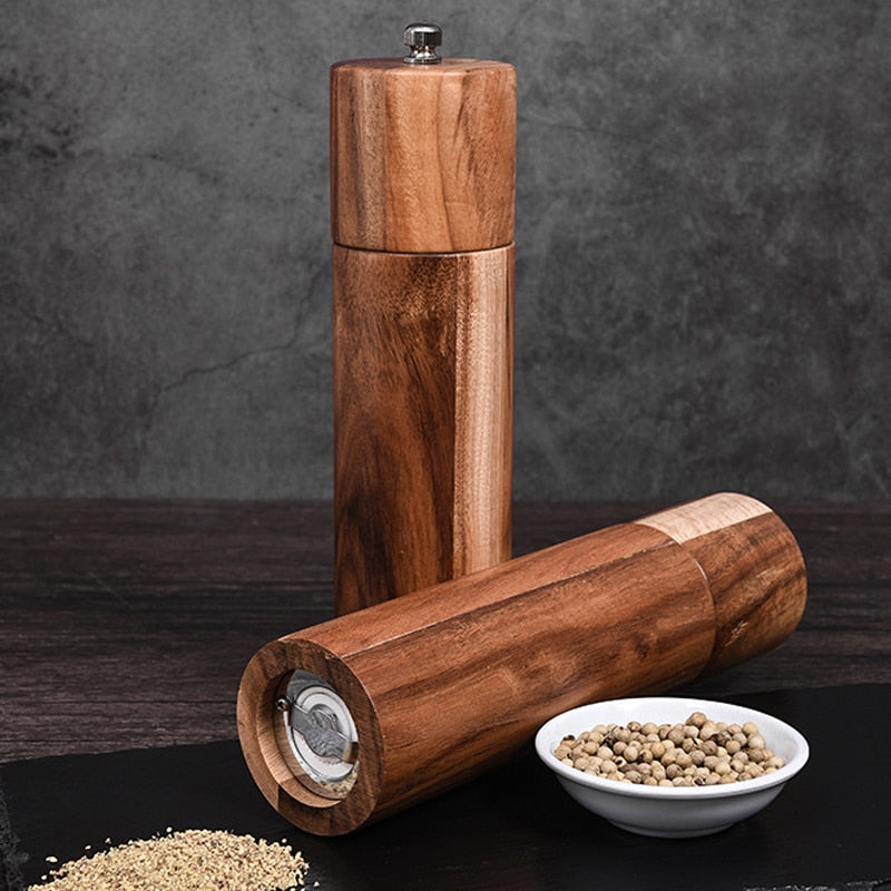 Wooden Salt and Pepper Grinders