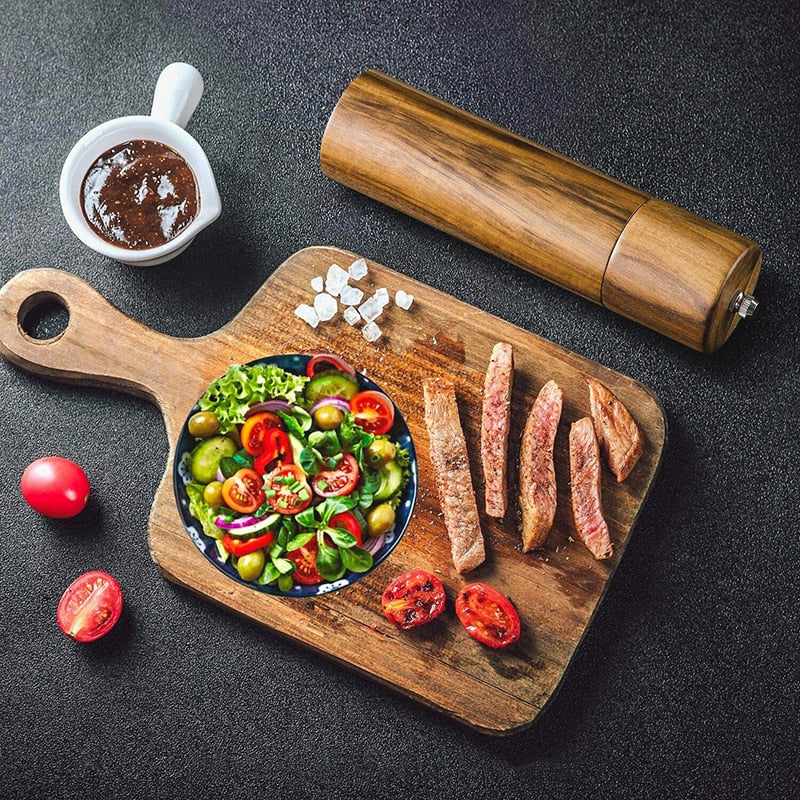 Wooden Salt and Pepper Grinders