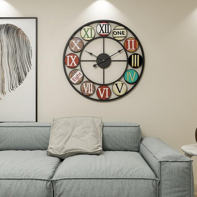 Rounded Roman Wall Clock