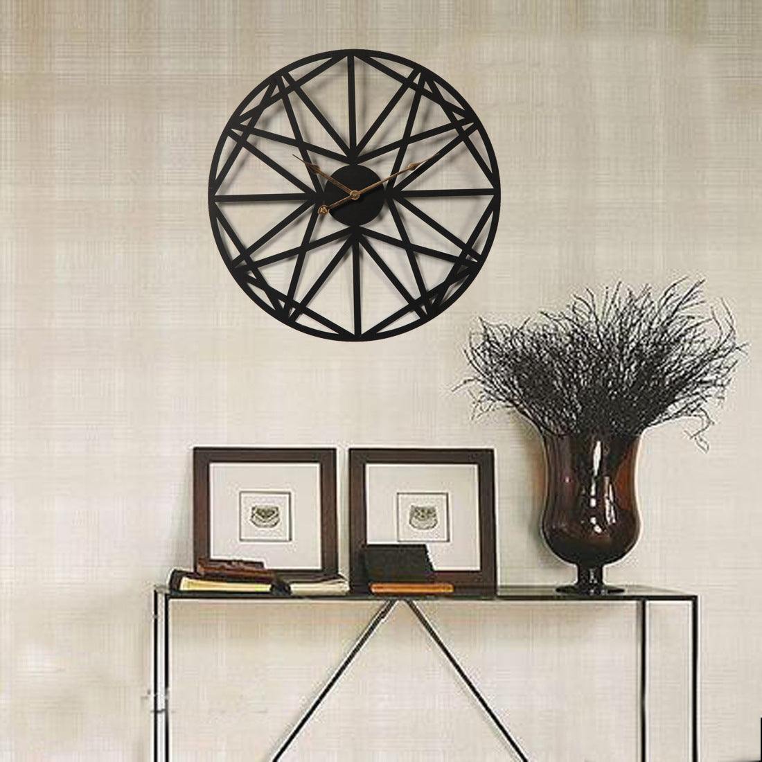 Geometric Wall Clock