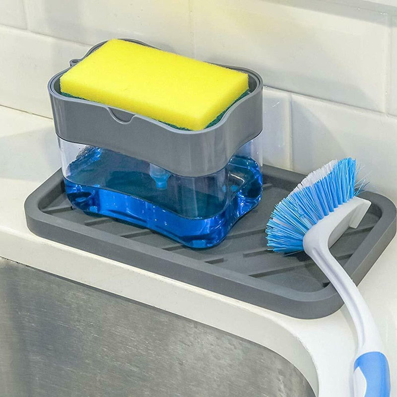 Soap Dispense Sponge Holder