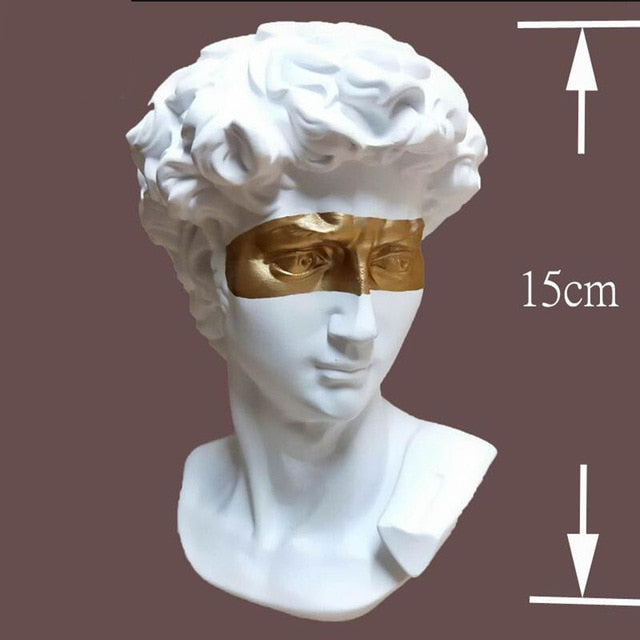 Masked Roman Art Sculpture