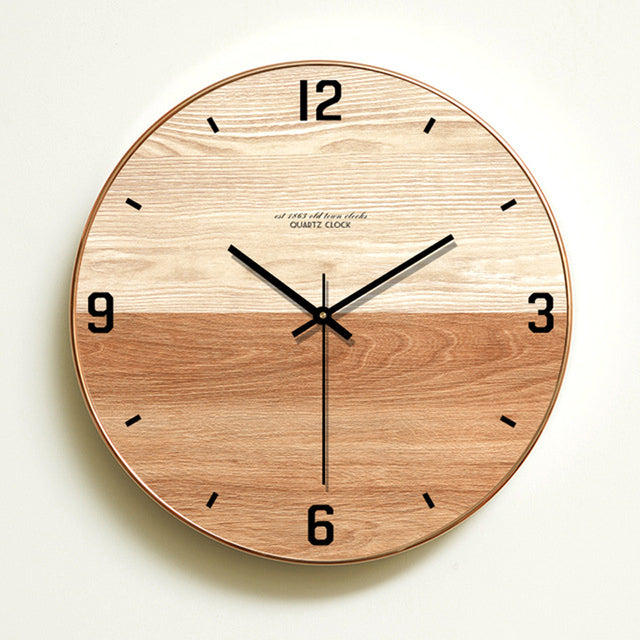 Two-tone Wall Clock