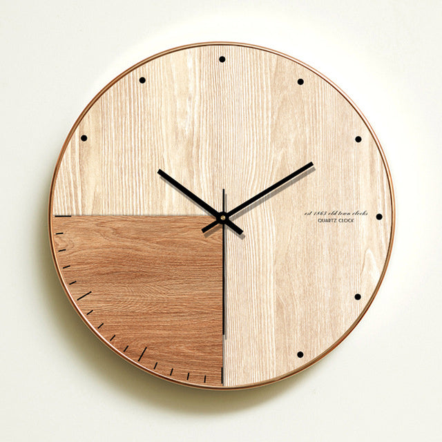 Two-tone Wall Clock