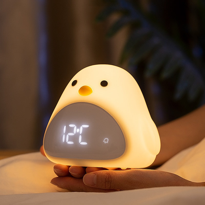 Penguin LED Night Light and Alarm Clock