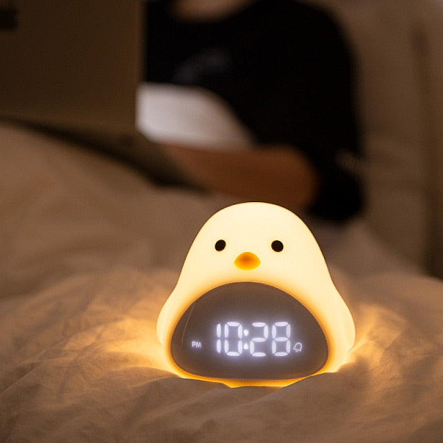 Penguin LED Night Light and Alarm Clock