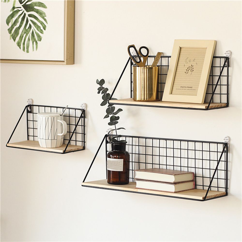 Checked Hanging Shelf