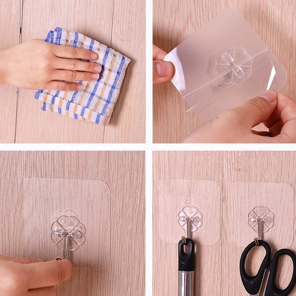 Transparent Hooks - The Decor House