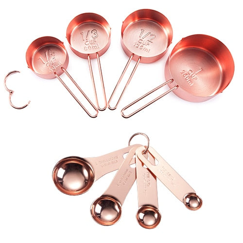 The Rose Gold Measuring Set