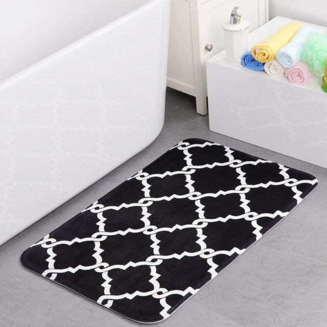 Patterned Bath Mat