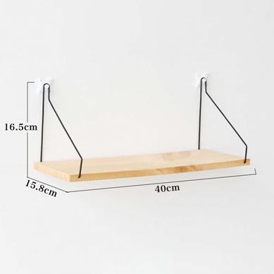 Wooden Wall-Mount Shelf