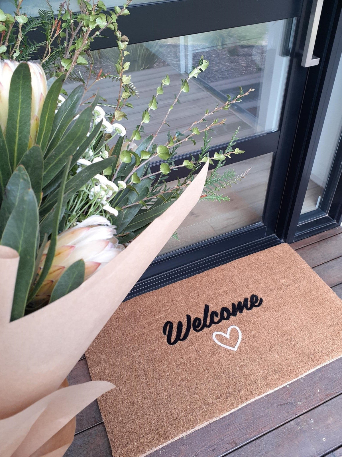 Welcome with Love Doormat Embossed